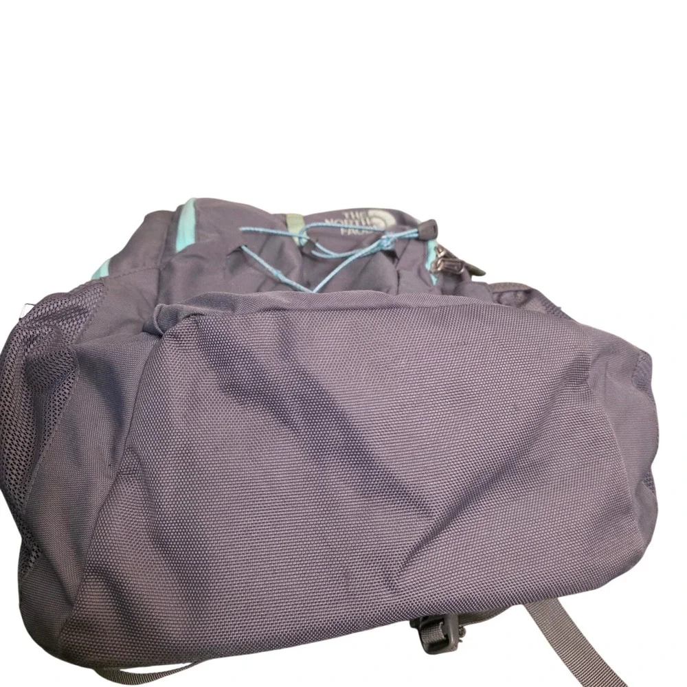 The North Face Jester Backpack Gray Mint‎ Green School Travel Book Bag